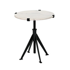 Noir North Shore Adjustable Side Table 