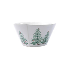 Vietri Lastra Holiday Stacking Serving Bowl 