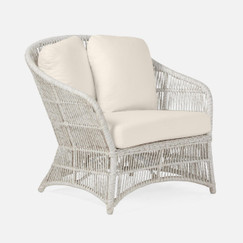 Made Goods Soma Speckled White Outdoor Lounge Chair (Interchangeable Cushions) 