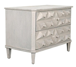 Noir Giza White Weathered Dresser 