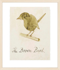 Art Classics Bridgeman The Brown Bird Framed Canvas 