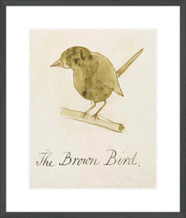 Art Classics Bridgeman The Brown Bird Framed Canvas 