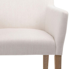 Louise White and Natural Dining Chair