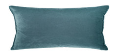 Daniel Design Studio Franklin Velvet Lumbar Pavo Accent Pillow 