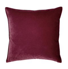 Daniel Design Studio Franklin Cordovan Velvet 26" Square Accent Pillow 