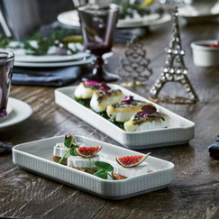 Pillivuyt Plissé Small Tapas Dishes (Set of 4) 