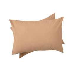 purecare Dr. Weil Garment Washed Percale Ochre Pillow Shams 