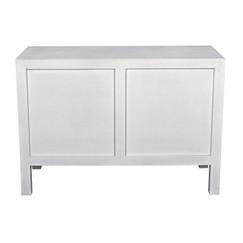 Noir Conrad White Wash 6 Drawer Dresser 