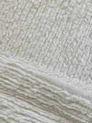 Keiki Co. Ivory Weave Throw Blanket 