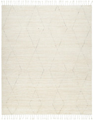 Surya Camille Hand Knotted Cream Wool Rug 