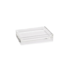 Zodax Claire Crystal Glass Small Vanity Tray 