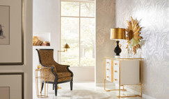 Wildwood Ashbourne Gold Floor Lamp 