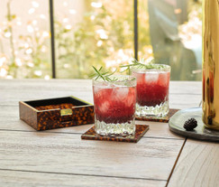 Blue Pheasant Hartley High Gloss Coasters (Set of 4) 