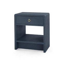 Villa & House Benjamin Blue Steel Single Drawer Side Table 