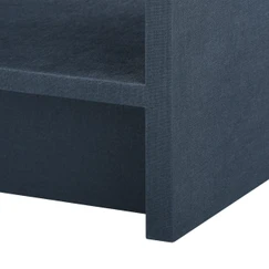 Villa & House Benjamin Blue Steel Single Drawer Side Table 