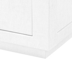 Villa & House Camilla Chiffon White Two Drawer Side Table 
