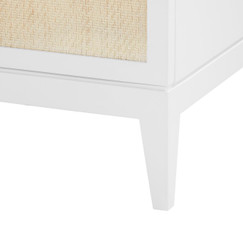 Villa & House Astor Vanilla Three Drawer Side Table 