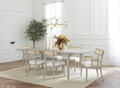 Villa & House Bertram Soft Gray Dining Table 