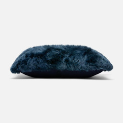 Made Goods Lily Dark Navy Alpaca Fur Pillow 