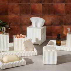 Pigeon and Poodle Proviso White Tissue Box 