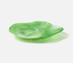 Blue Pheasant Beatrix Green Swirled Serving Trays (Set of 2) 