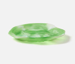 Blue Pheasant Beatrix Green Swirled Serving Trays (Set of 2) 