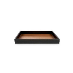 Villa & House Buckley Black Rectangular Serving Tray 
