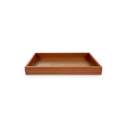 Villa & House Buckley Tan Rectangular Serving Tray 
