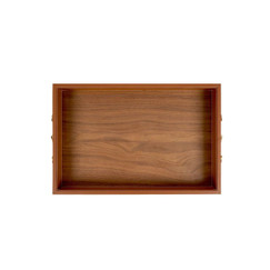Villa & House Buckley Tan Rectangular Serving Tray 