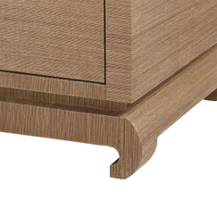 Villa & House Meredith Flax Brown Extra Large 4-Door Cabinet 
