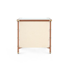 Villa & House Toulon Tan 3-Drawer Side Table 
