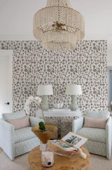 Mitchell Black Lowcountry Love Shells - Barely Blush Wallpaper 