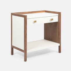 Made Goods Kennedy Faux Shagreen Double Nightstand 