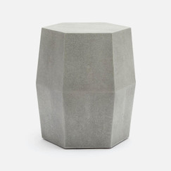 Made Goods Daryl Vintage Faux Shagreen Stool 