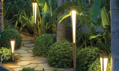 Les Jardins Lanai Solar Torch Lamps 
