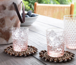 Blue Pheasant Sofia Pink Juice Glass (Set of 6) 