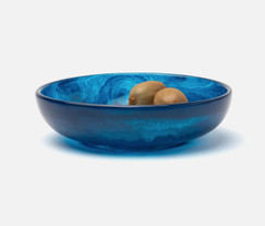 Blue Pheasant Sawyer Cobalt Large Serving Bowl 