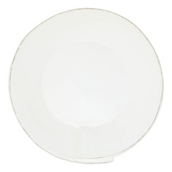 Vietri Lastra White Shallow Serving Bowl 