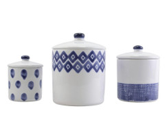 Vietri Santorini Canister Set 