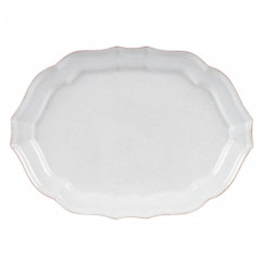 Casafina Impressions White Oval Platter 