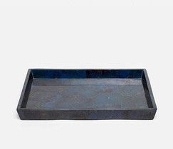 Pigeon and Poodle Santorini Large Tray - Dark Blue 