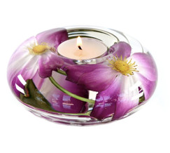 Emilio Robba Purple Cosmos Candle Holder 