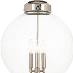 Regina Andrew Design Polished Nickel Globe Pendant 