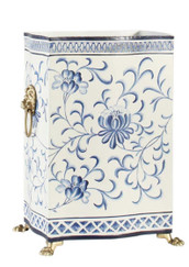 Chelsea House Brighton Blue Wastebasket