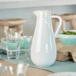 Casafina Taormina White Pitcher 