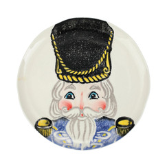 Vietri Nutcrackers Blue Dinner Plate 