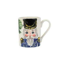 Vietri Nutcrackers Blue Mug 