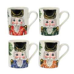 Vietri Nutcrackers Blue Mug 