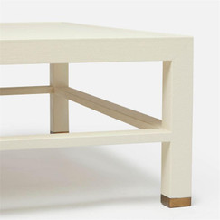 Made Goods Jarin White Faux Coffee Table 