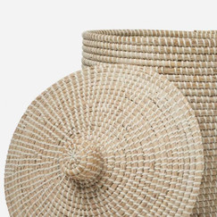 Roslyn Whitewashed Seagrass Hampers